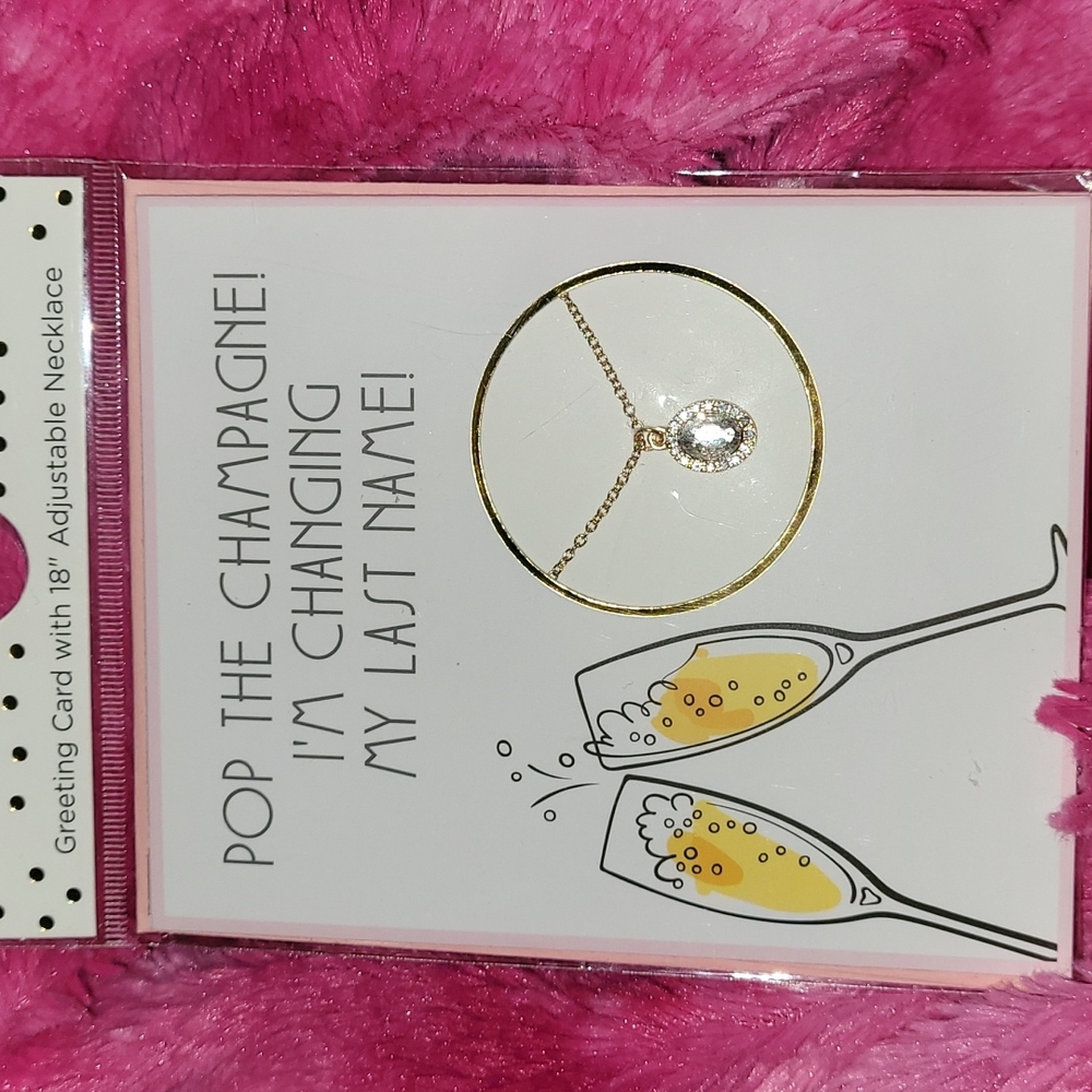 18" necklace gold tone